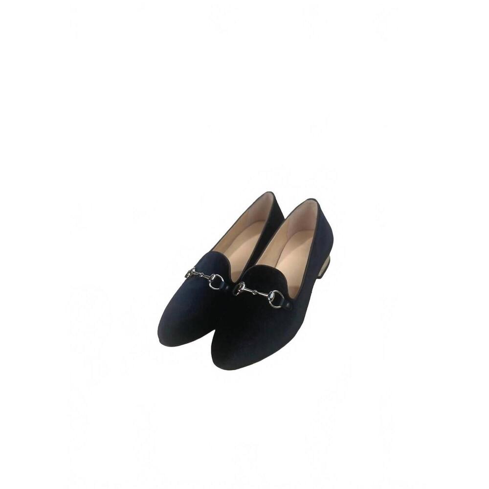 NEW KARA MAC SHOES women smokin hot slipper - silver horsebit clip and heel in b